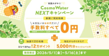 ”コスモウォーターキャンペーン”