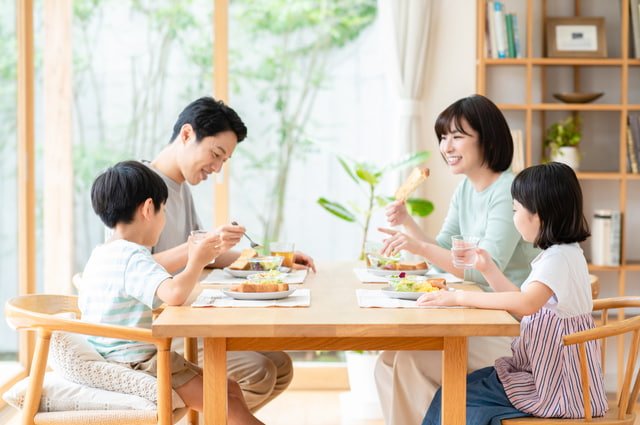 夫婦2人+子ども2人
